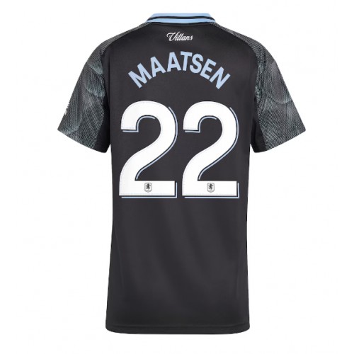 Aston Villa Ian Maatsen #22 Seconda Maglia Femmina 2025-26 Manica Corta